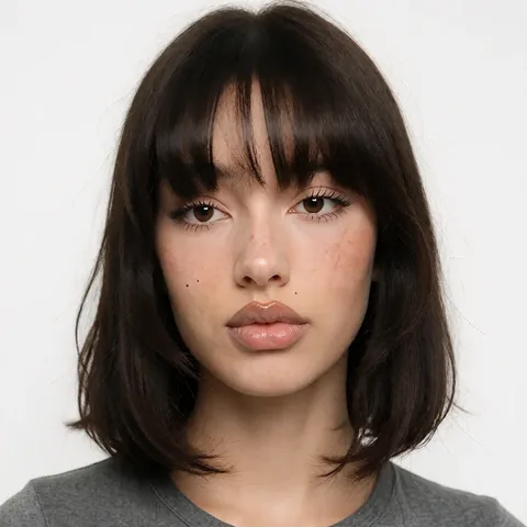 The reference image: a front portrait of the character on a plain background