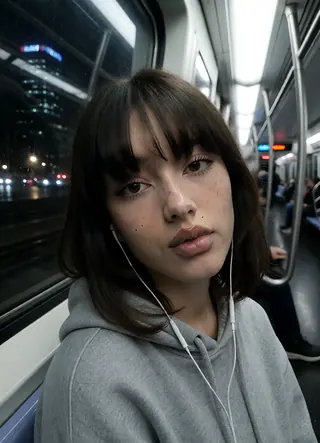 Frame 12, night train: face match 0.84